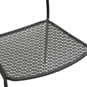 Scaun de gradina Stivuibil, Federal, Negru, 58x57x81.5 cm - Img 8
