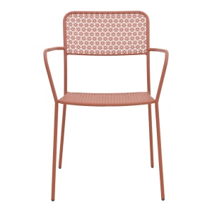Scaun de gradina Stivuibil, Federal, Terracotta, 58x57x81.5 cm - Img 5