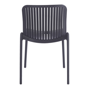 Scaun de gradina Stivuibil, Teragi, Antracit, 43.5x58x82 cm - Img 5