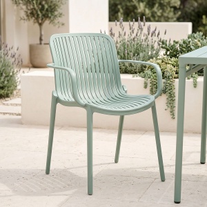Scaun de gradina stivuibil, Teragi, Mint, 57x59x82 cm