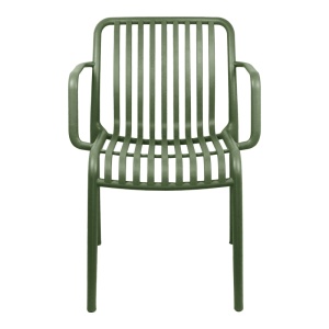 Scaun de gradina, Zoi, Verde inchis, 55.5x57.5x79 cm - Img 5