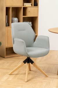 Scaun dining Aura V3, Gri, 91x60.5x58.5 cm