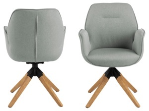 Scaun dining Aura V3, Gri, 91x60.5x58.5 cm - Img 4