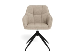 Scaun dining Brenda, Bej, 84.5x58x54.5 cm - Img 3
