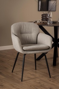 Scaun dining Dora, Bej, 84x58x59 cm