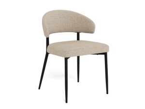 Scaun dining Edina, Bej, 77x56x55 cm - Img 4