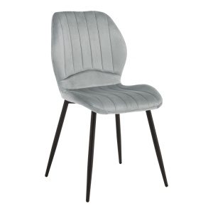 Scaun dining Jelour V1, Gri, 54.5x55x84.5 cm