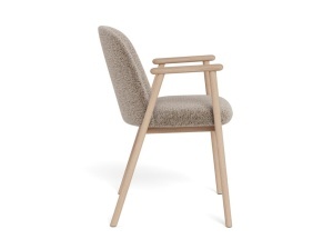 Scaun dining Leo, Alb, 80.5x55.5x57 cm - Img 4