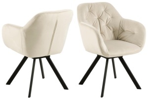 Scaun dining Lola, Maro, 81.5x57.5x61.5 cm - Img 2