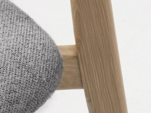Scaun ELIM, Stejar, 49x81x47 cm - Img 3