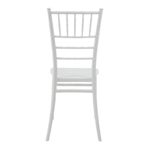 Scaun evenimente, Tiffany I, Alb, 38.5x46.5x87 cm - Img 6
