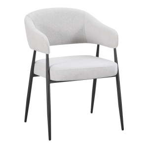 Scaun Filonda, Gri, 47x58x79 cm