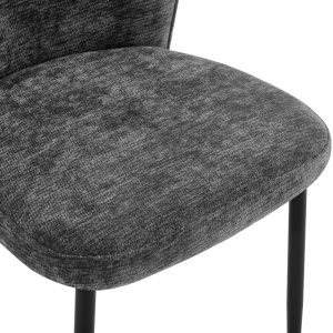 Scaun Mercy, Antracit, 57x60.5x79 cm - Img 6