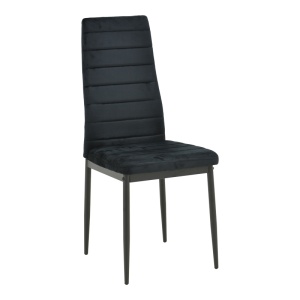 Scaun Parker, Negru, 41x48x96 cm