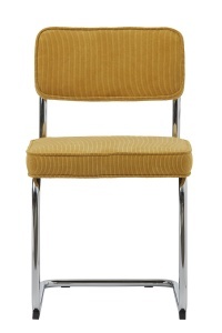 Scaun RUPERT, Galben, 53x84x50 cm - Img 2