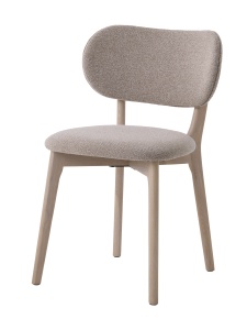 Scaun STILO, Stejar Alb, 54x80x49 cm