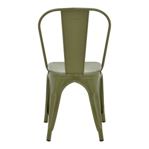 Scaun Utopia Verde inchis 44x44x85 cm - Img 6