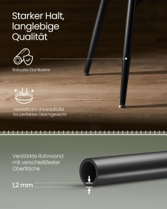Scaun Vasagle Verde 52x55x79 cm - Img 4