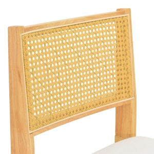 Scaun Winslow Alb 46x58x80 cm - Img 7
