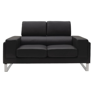 Set 2 canapele cu 2 locuri Shea Pako World Negru 198x80x87 cm - Img 8