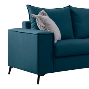 Set 2 canapele cu 2 locuri Verona x2 Pako World Gri deschis 225x93x100 cm - Img 6