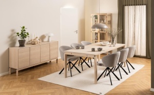 Set 2 piese Extensii masa Linley, Alb, 3x50x100 cm - Img 3