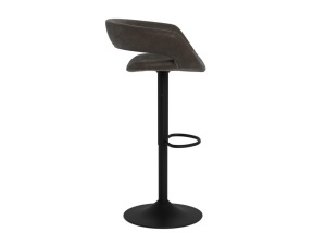 Set 2 piese Scaune de bar Grace, Negru Mat, 101x54.5x48.5 cm - Img 4