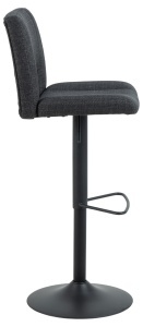 Set 2 piese Scaune de bar Sylvia, Gri, 115x41.5x52 cm - Img 4