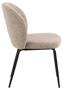 Set 2 piese Scaune dining Patricia V1, Bej, 82x52x57.5 cm - Img 6