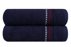 Set 2 Prosoape de Bucatarie Marina Dark Blue Deniz 50x70 cm (Bumbac 100%) - Img 2