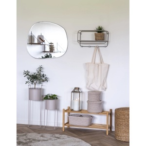 Set 3 piese Cosuri decorative Cadima, Bej, 23x18x13 cm - Img 2