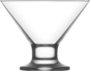 Set cupe de inghetata din sticla (6 bucati) Lv-Cre367 Transparent 10.7x10.7x8.2 cm - Img 2