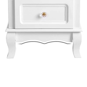 Set de 2 noptiere, Vasagle, Alb, 30x38x52 cm - Img 6