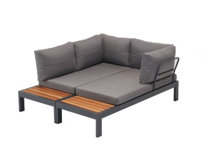 Set de gradina Verona Wood Multicolor 258x184x85 cm - Img 5