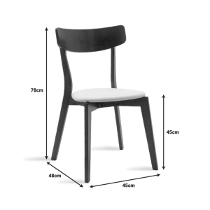 Set mobilier studenti masa si scaune, 3 buc, Palate, Bej, 120x75x75 cm - Img 8