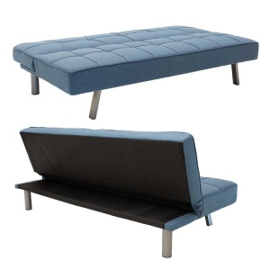 Set mobilier sufragerie 3 buc Piose Albastru deschis 175x83x74 cm - Img 4