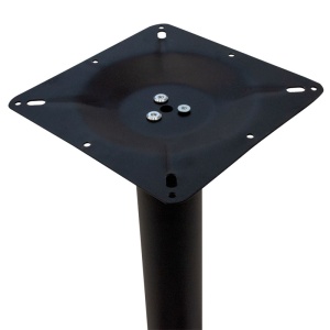 Stalp picior suport blat masa Poise inaltime medie fonta negru patru picioare 62x62x94 cm - Img 2