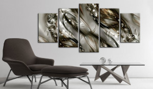 Tablou - Cosmic Swirls 100x50 cm - Img 2