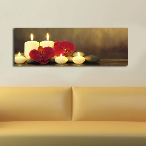Tablou cu LED 3090İACT Multicolor 30x90x3 cm - Img 2