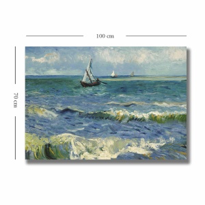 Tablou Evora Skyline Multicolor 70x100 cm - Img 3