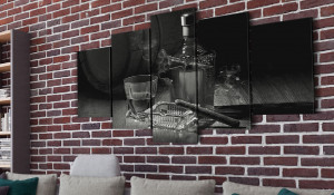 Tablou - Gentlemen's Evening III 100x50 cm - Img 2