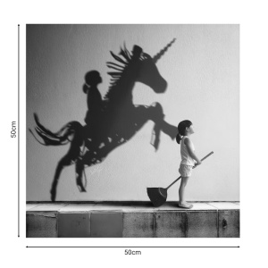 Tablou Horseon canvas imprimat digital 50x1.8x50 cm - Img 2