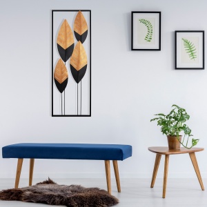 Tablou metalic Asil Multicolor 32x5x90 cm - Img 2