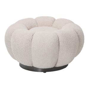 Taburet Nester boucle Bej 60x60x31 cm