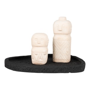 Tava decorativa, Negru, 26x26.5x2 cm - Img 3
