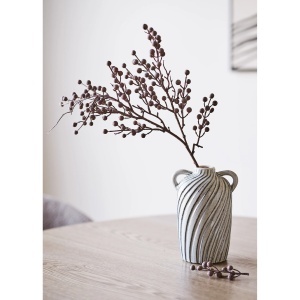 Vaza decorativa, Albastru, 14x15.5x22 cm - Img 2