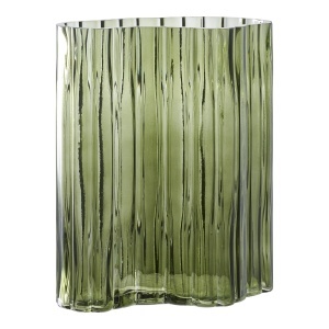 Vaza decorativa, Verde, 12x21.5x26.5 cm - Img 4