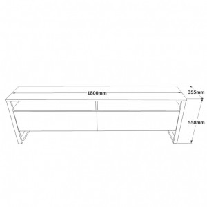 Ansamblu Comoda TV ML19-A Atlantic Pine - Img 6