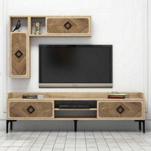 Ansamblu Comoda TV Samba Oak - Img 2