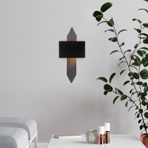 Aplica 621 Negru 75x10x22 cm - Img 2
